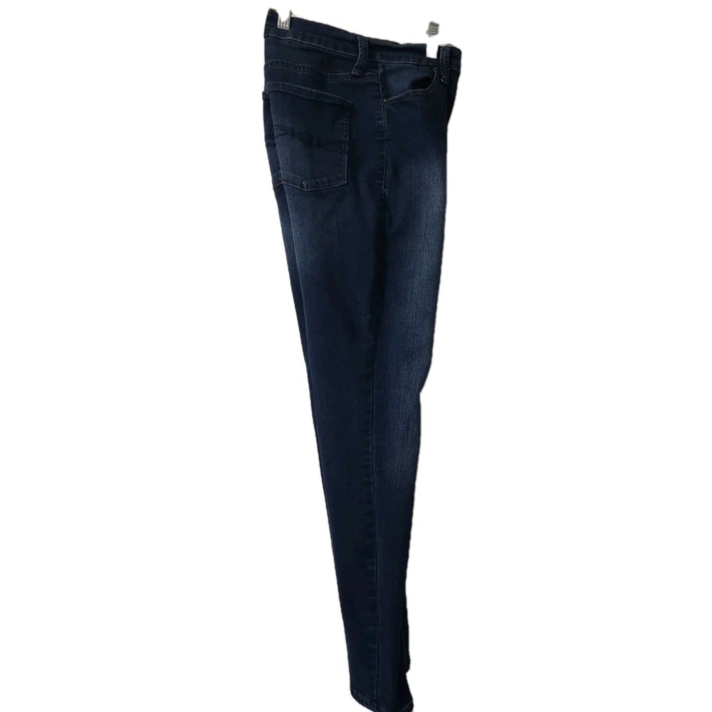 Mudd FLX Stretch Blue Jeans Women's 7 High Rise Jegging Skinny Pockets Stretch